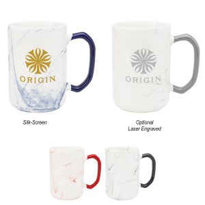 15 Oz. Marble Finish Ceramic Mug 1 15 Oz. Marble Finish Ceramic Mug 1