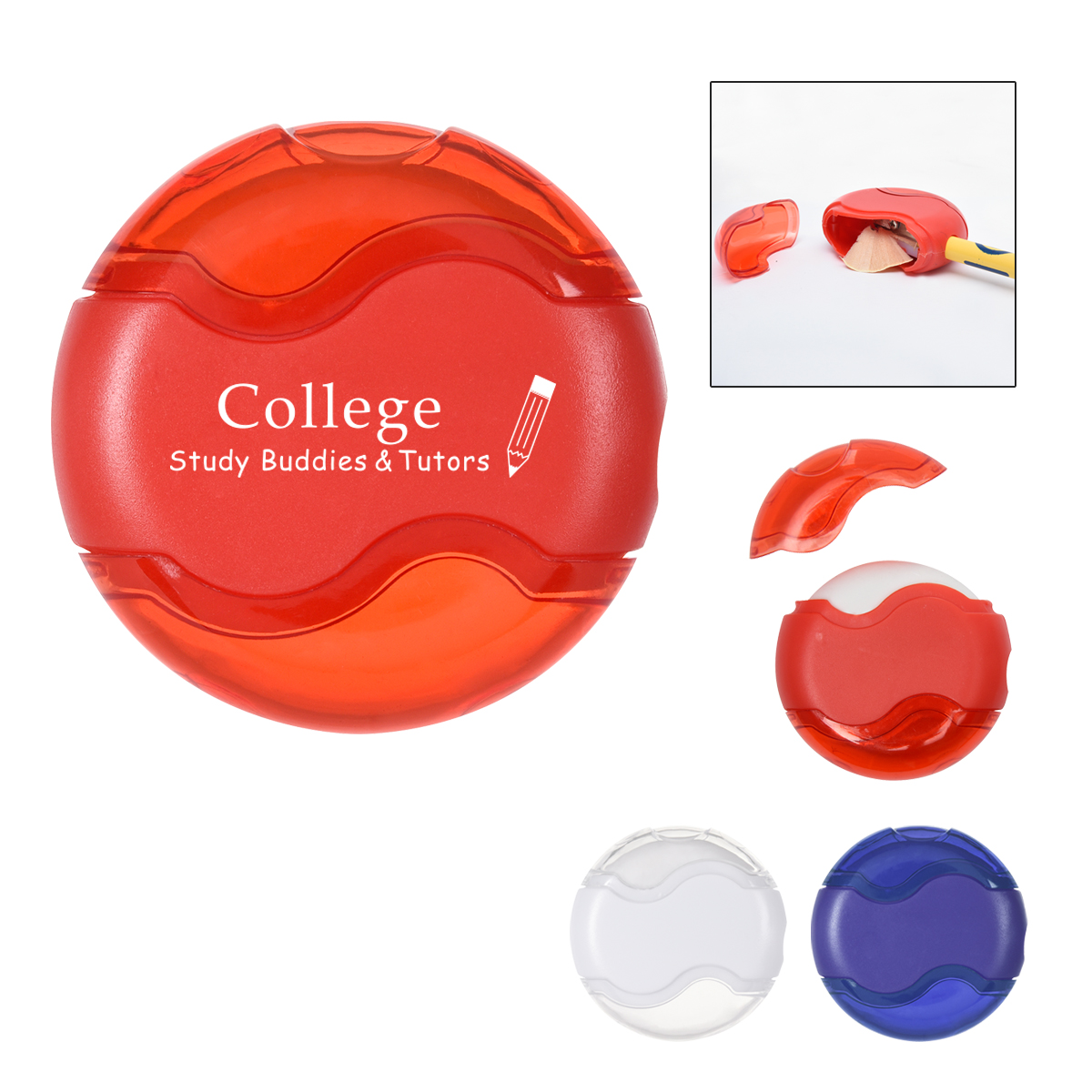 Pencil Sharpener With Eraser 1
