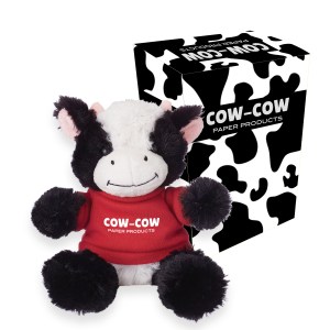 6" Cuddly Cow With Custom Box 1 6" Cuddly Cow With Custom Box 1