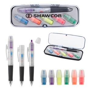 Tri-color Pen And Highlighter Set 1 Tri-color Pen And Highlighter Set 1