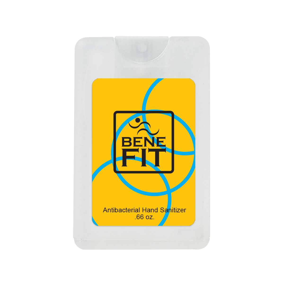 .66 Oz. Card Shape Hand Sanitizer 1