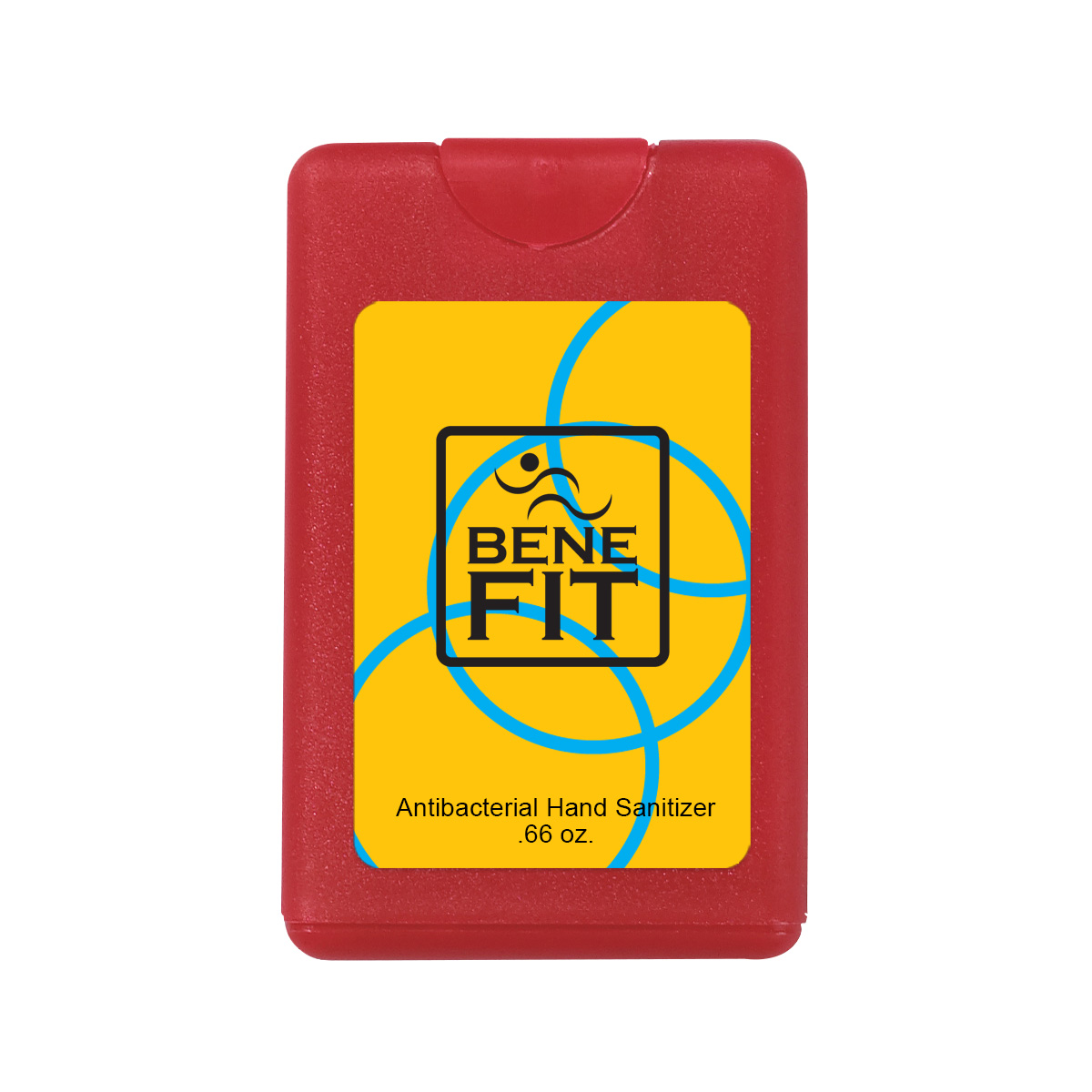 .66 Oz. Card Shape Hand Sanitizer 1
