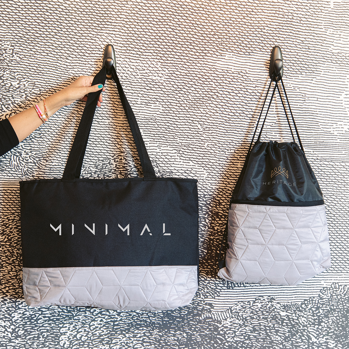 Heritage Quilted Tote Bag 1