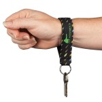 Neoprene Wristband With Key Ring - 89 4CP Inset Neoprene Wristband With Key Ring - 89 4CP Inset