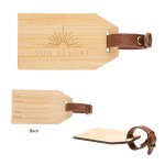 Outbound Bamboo Luggage Tag - 9753 NAT Laser Outbound Bamboo Luggage Tag - 9753 NAT Laser