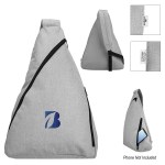 Habitat Rpet Heathered Sling Bag - 35118 GRA Embroidery Habitat Rpet Heathered Sling Bag - 35118 GRA Embroidery