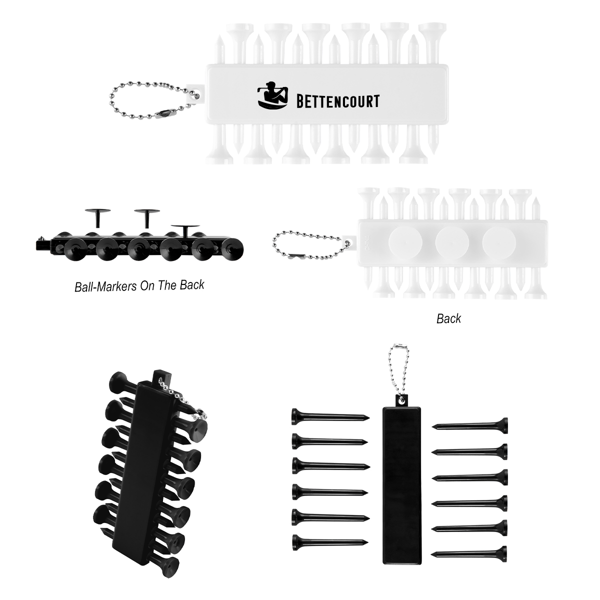 Rabs Golf Tee Set Keychain 1