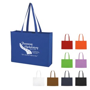 Non-woven Shopper Tote Bag With Hook And Loop Closure 1 Non-woven Shopper Tote Bag With Hook And Loop Closure 1