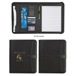 Pebble Grain Zippered Portfolio With Calculator 1 Pebble Grain Zippered Portfolio With Calculator 1