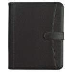 Pebble Grain Zippered Portfolio With Calculator - 6444 BLK Pebble Grain Zippered Portfolio With Calculator - 6444 BLK