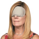 Ear Plugs And Eye Mask Set - 9448 GRA Inuse Ear Plugs And Eye Mask Set - 9448 GRA Inuse