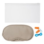 Ear Plugs And Eye Mask Set - 9448 GRA Open Ear Plugs And Eye Mask Set - 9448 GRA Open