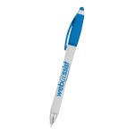 Harmony Stylus Pen With Highlighter - 325 WHTBLU Silkscreen Harmony Stylus Pen With Highlighter - 325 WHTBLU Silkscreen