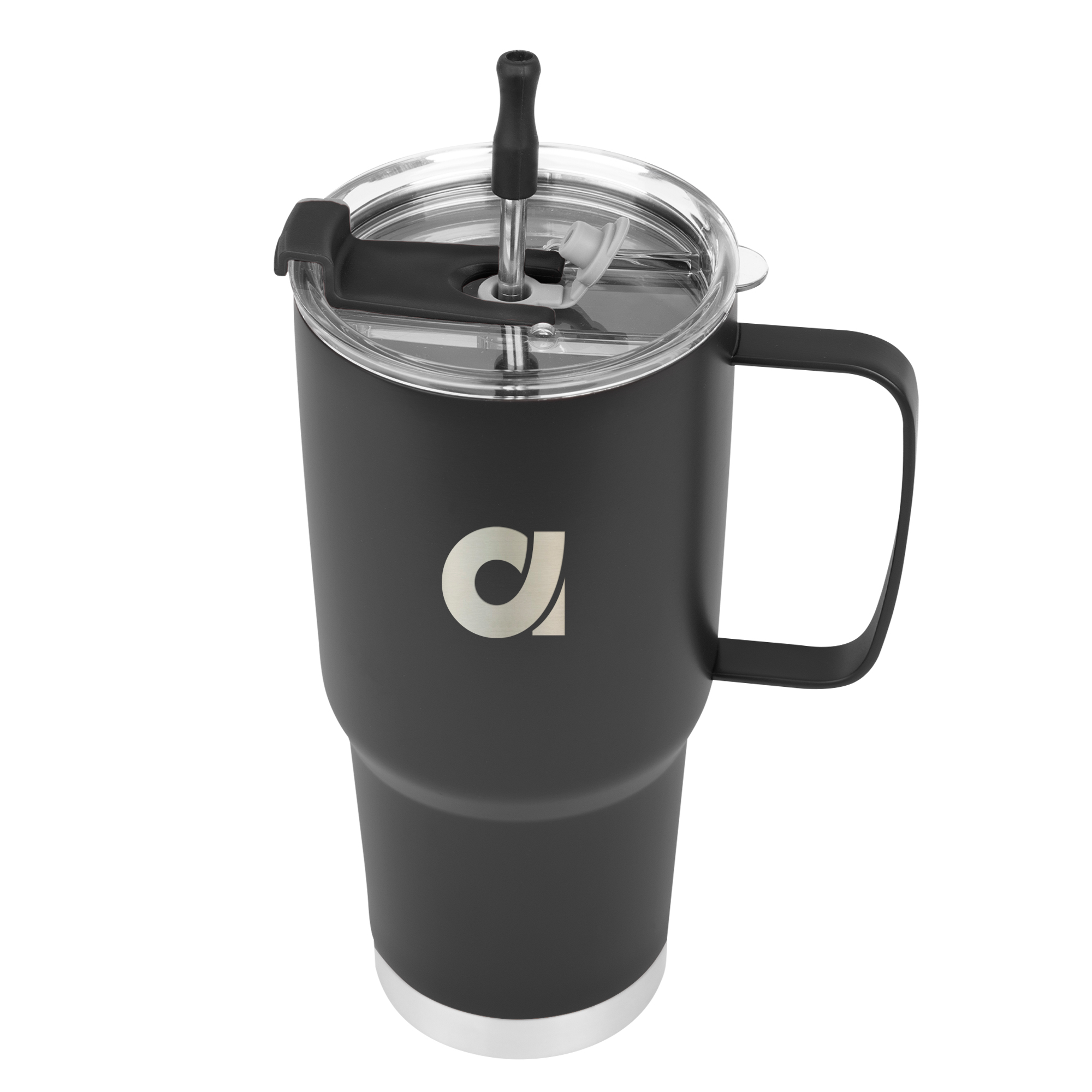 30 Oz. Lisbon Stainless Steel Tumbler With Straw 1
