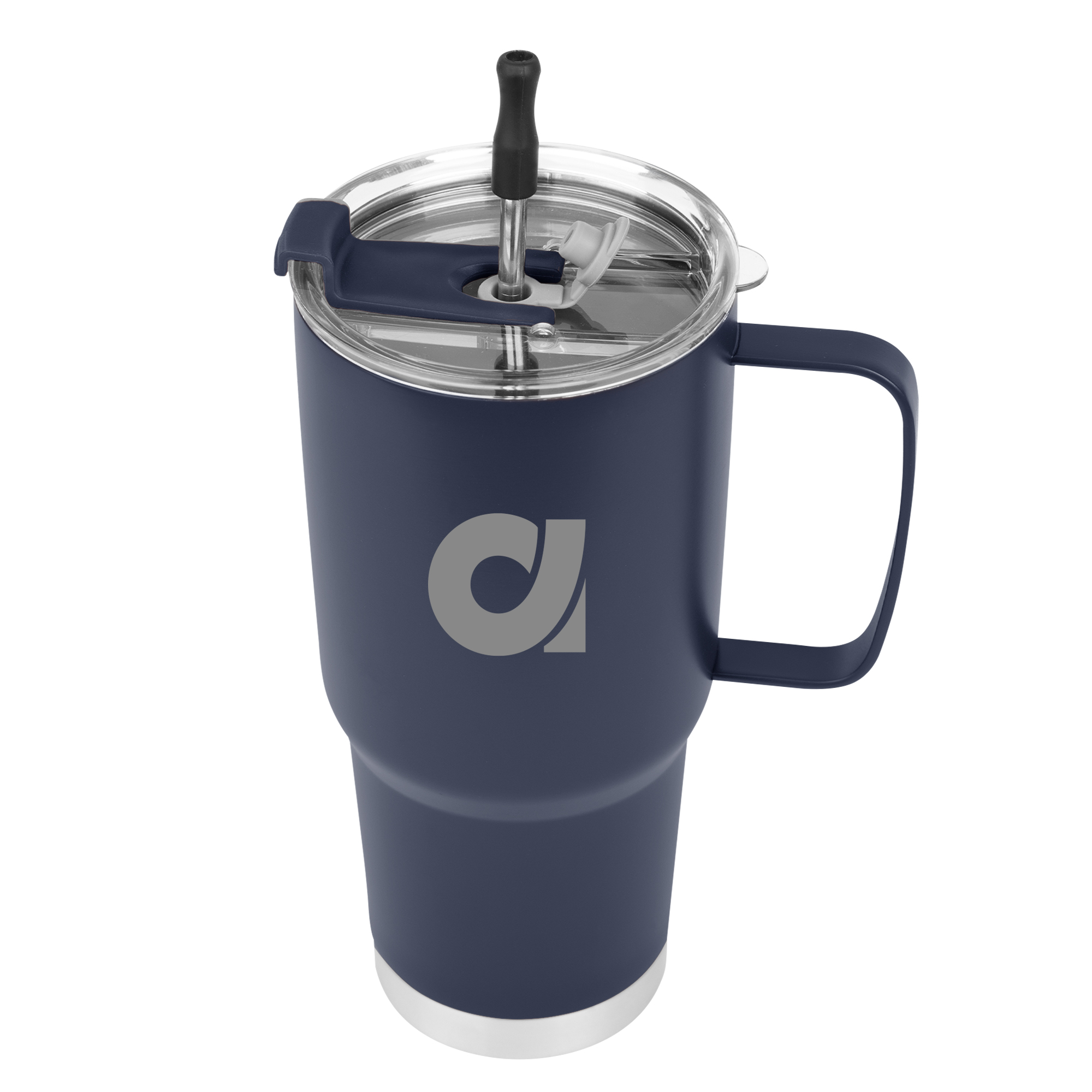 30 Oz. Lisbon Stainless Steel Tumbler With Straw 1