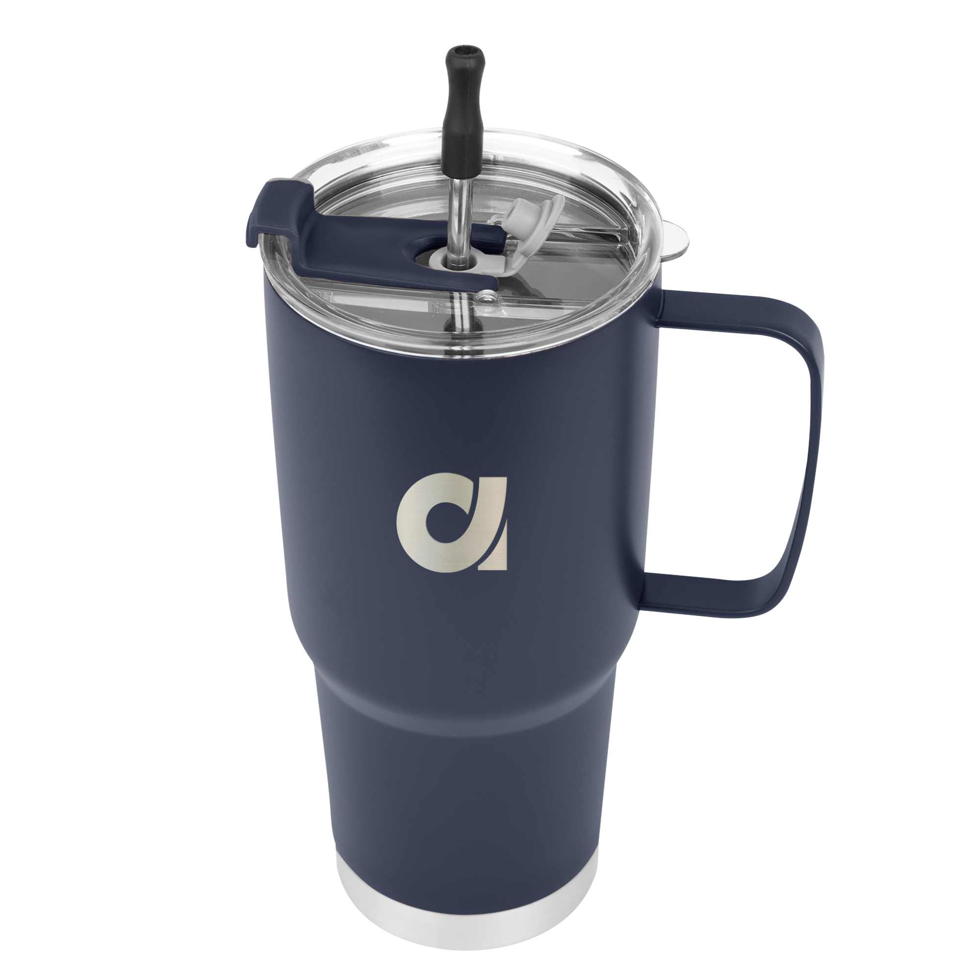 30 Oz. Lisbon Stainless Steel Tumbler With Straw 1