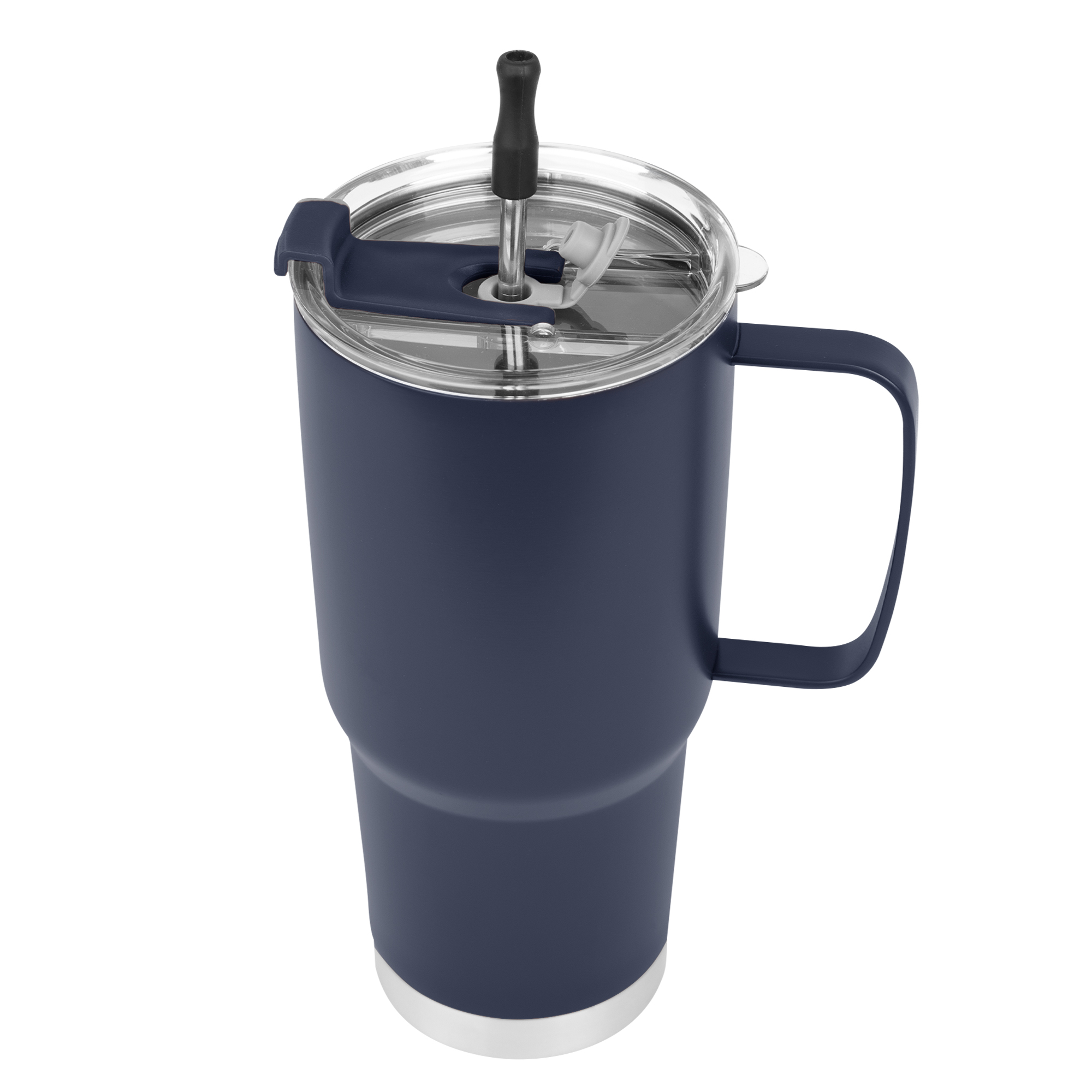 30 Oz. Lisbon Stainless Steel Tumbler With Straw 1