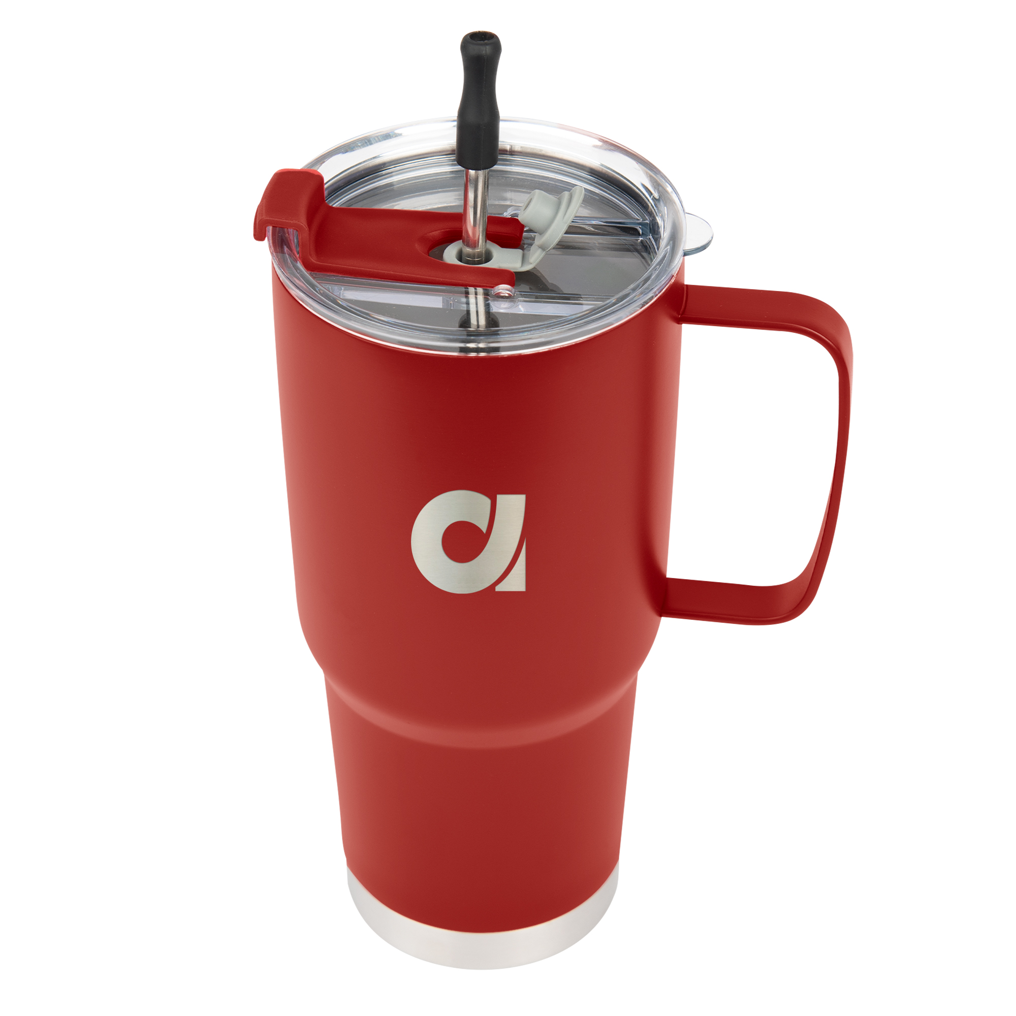 30 Oz. Lisbon Stainless Steel Tumbler With Straw 1