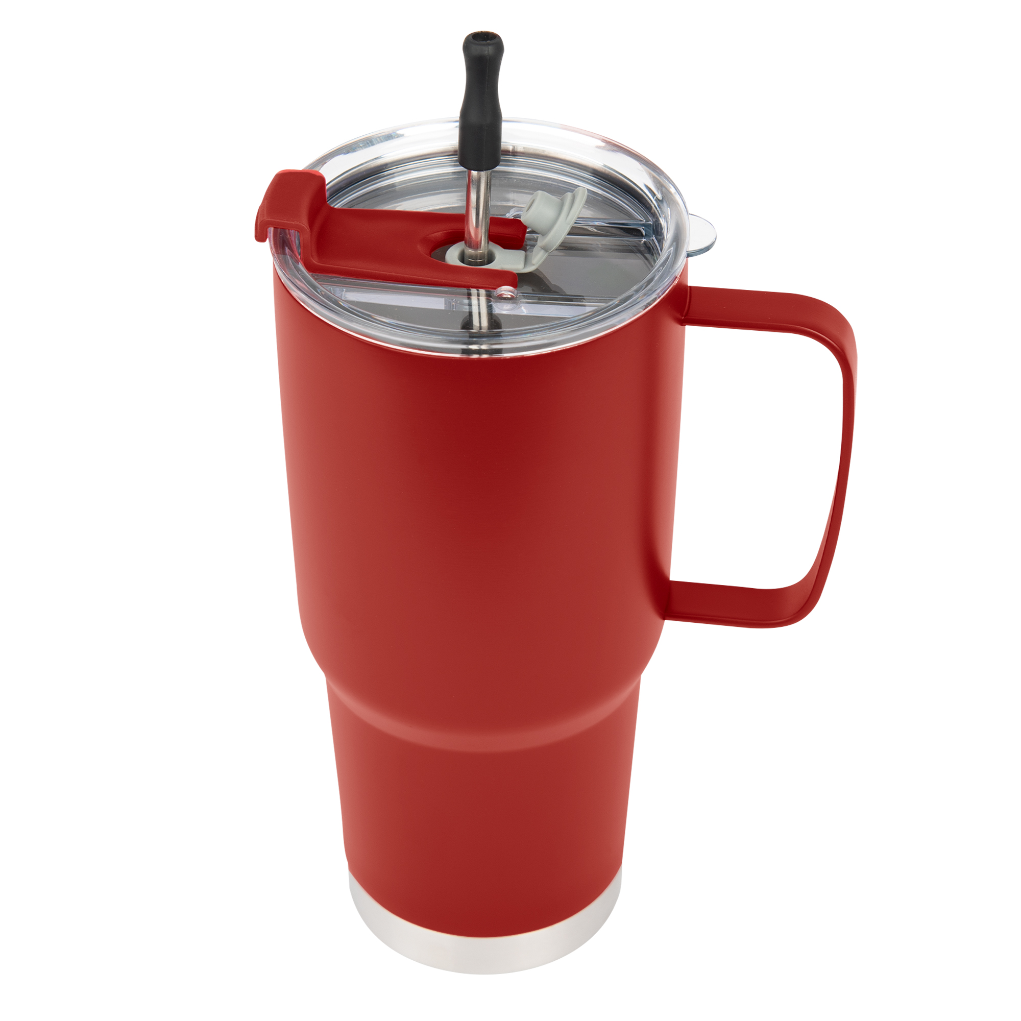 30 Oz. Lisbon Stainless Steel Tumbler With Straw 1