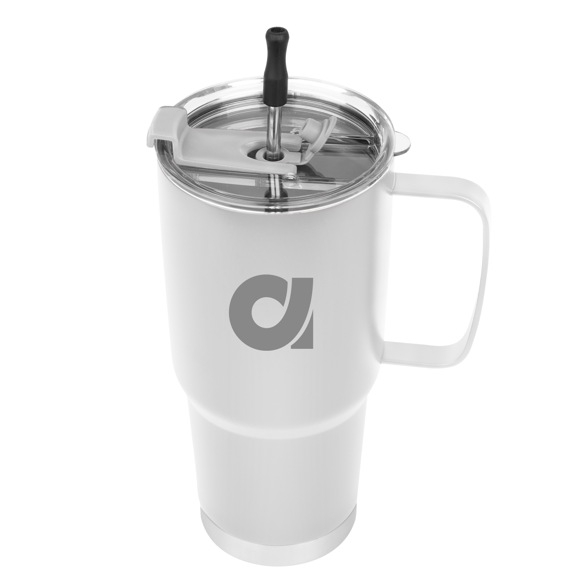30 Oz. Lisbon Stainless Steel Tumbler With Straw 1