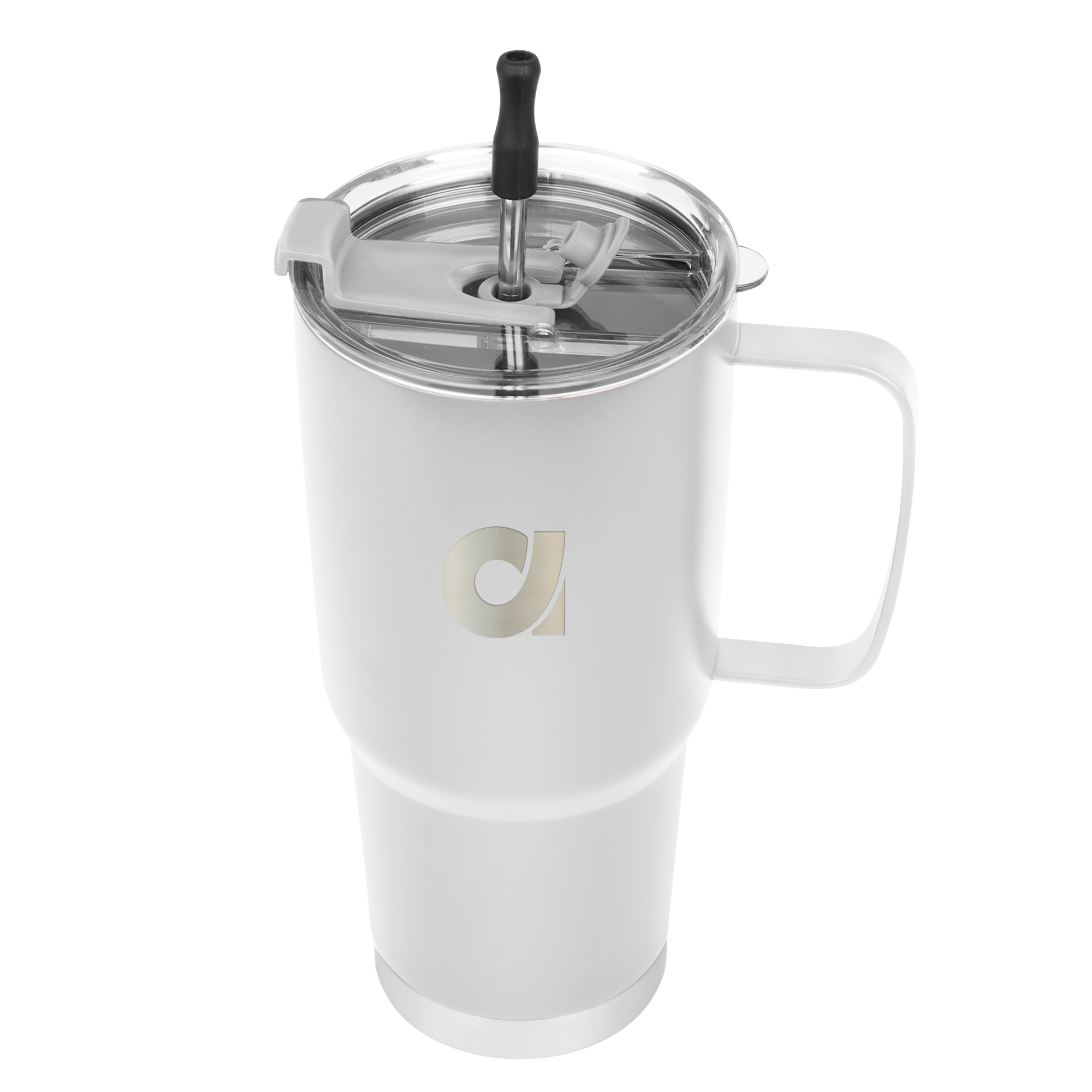 30 Oz. Lisbon Stainless Steel Tumbler With Straw 1
