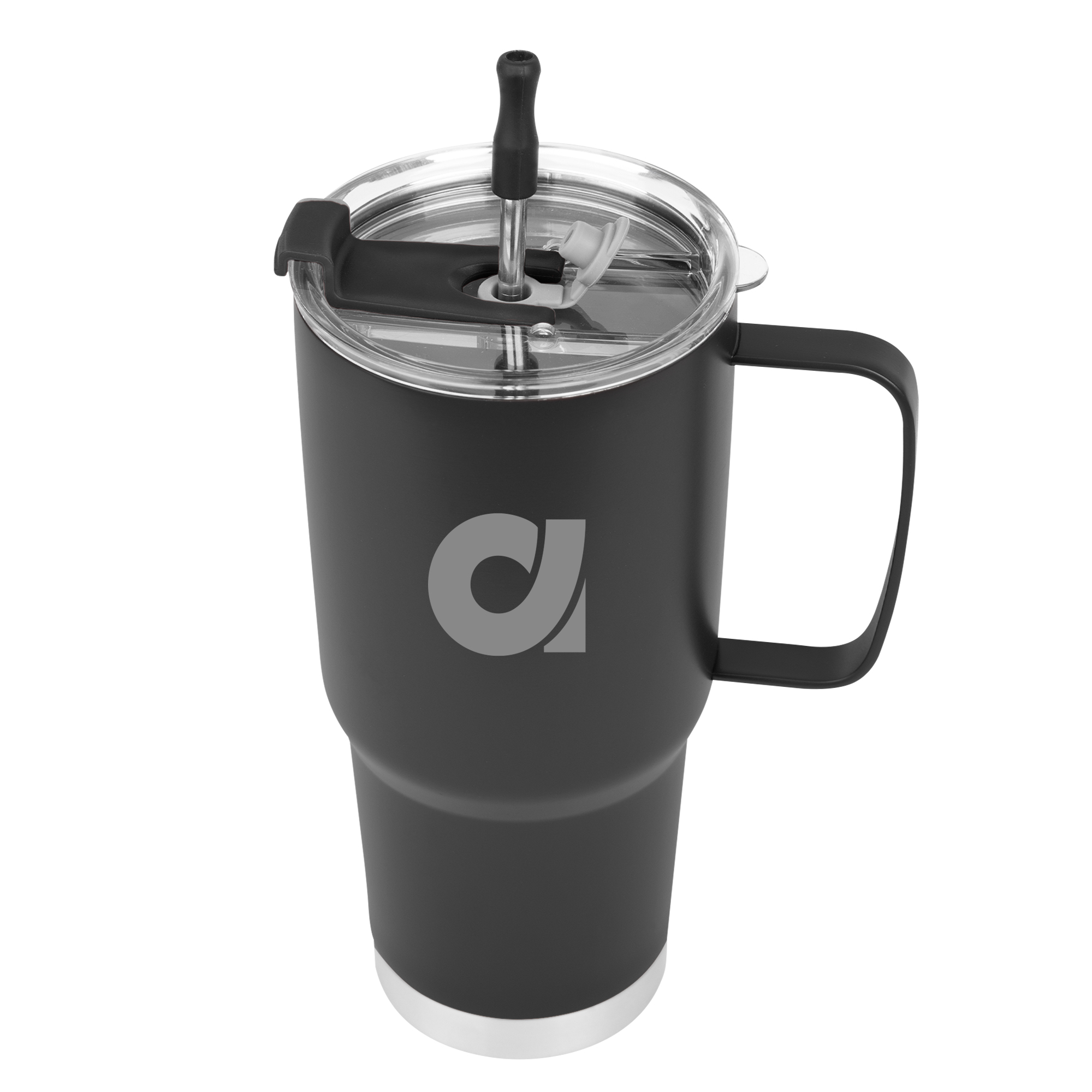 30 Oz. Lisbon Stainless Steel Tumbler With Straw 1