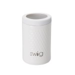 12 Oz. Swig Life™ Golf Can Cooler - 55439 WHT Back 12 Oz. Swig Life™ Golf Can Cooler - 55439 WHT Back