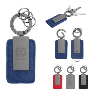 Leatherette Carabiner Clip Key Tag 1 Leatherette Carabiner Clip Key Tag 1