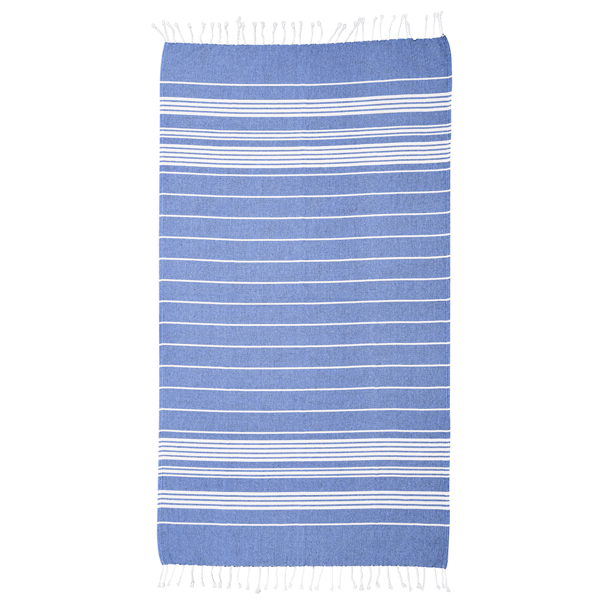 Recycled Beach Blanket With Tassel Fringe 1