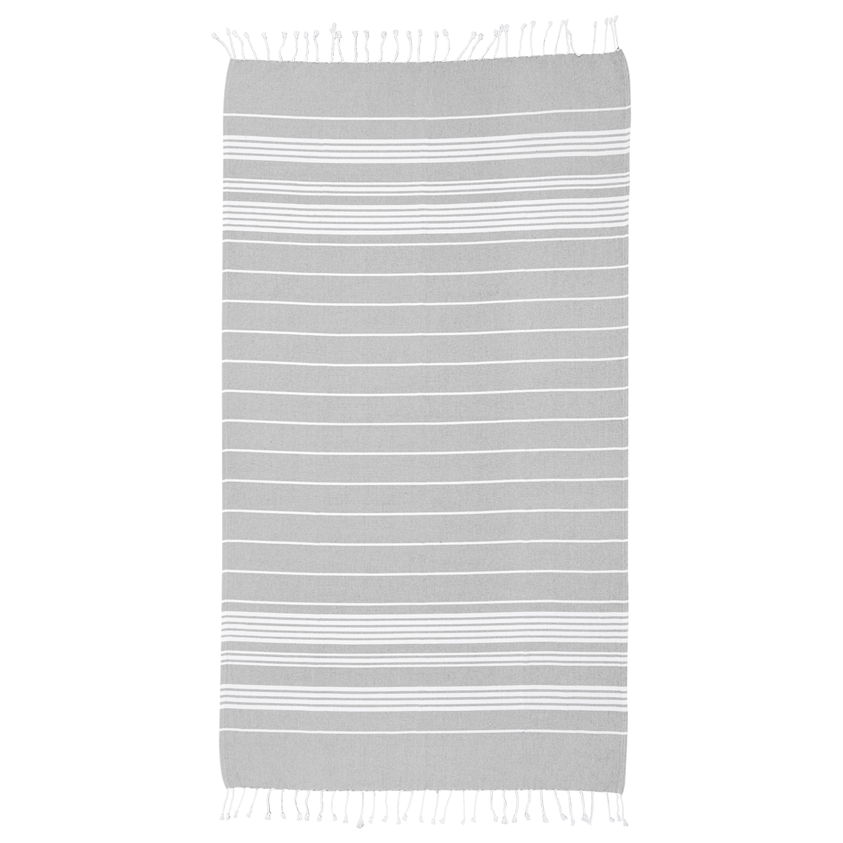 Recycled Beach Blanket With Tassel Fringe 1