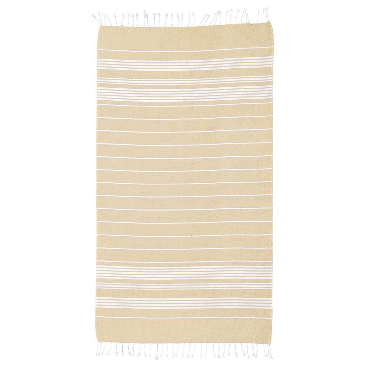 Recycled Beach Blanket With Tassel Fringe 1
