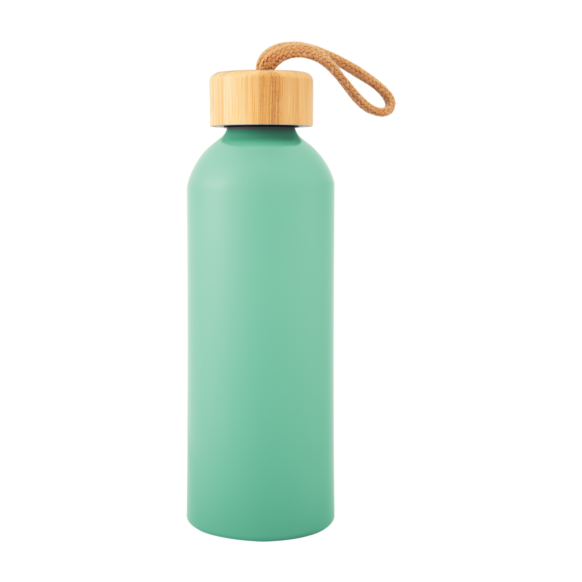 25 Oz. Full Laser Blaire Recycled Aluminum Bottle With Bamboo Lid 1