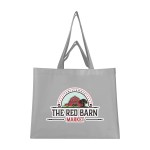 Matte Laminated Recycled Non-woven Dual Handle Shopper Tote Bag - 30161 GRA Colorbrite Matte Laminated Recycled Non-woven Dual Handle Shopper Tote Bag - 30161 GRA Colorbrite