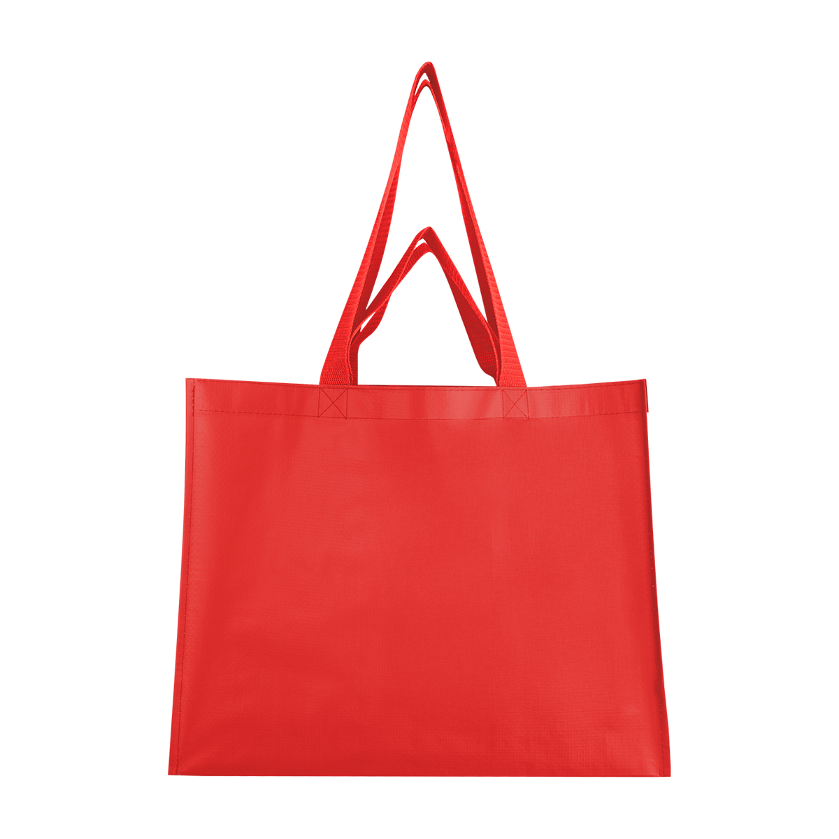 Matte Laminated Recycled Non-woven Dual Handle Shopper Tote Bag 1