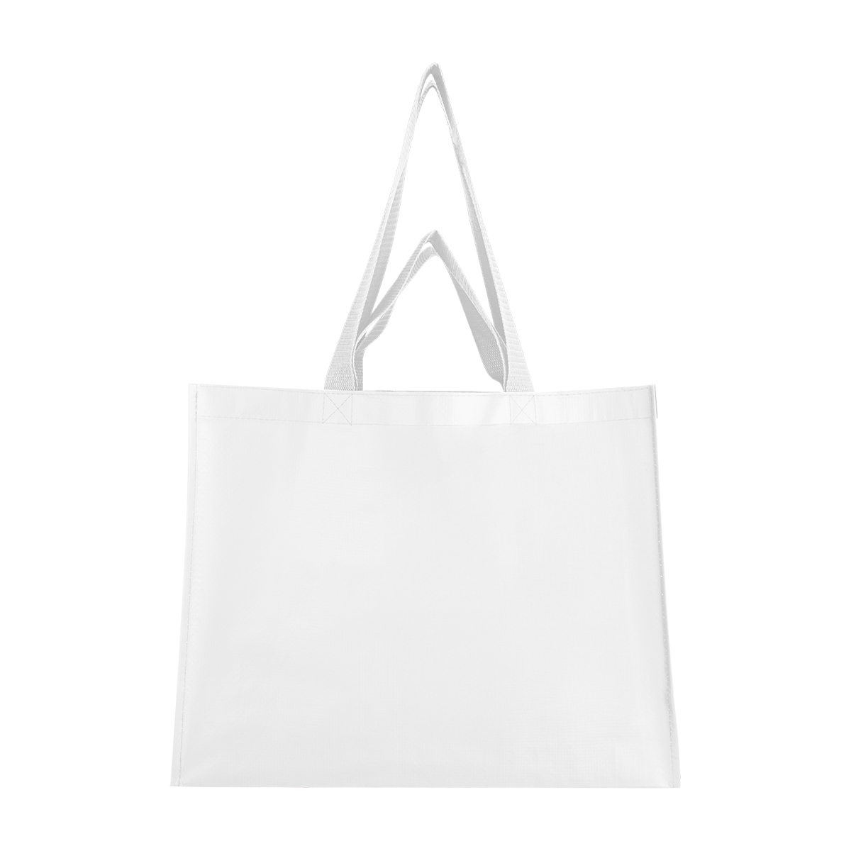 Matte Laminated Recycled Non-woven Dual Handle Shopper Tote Bag 1