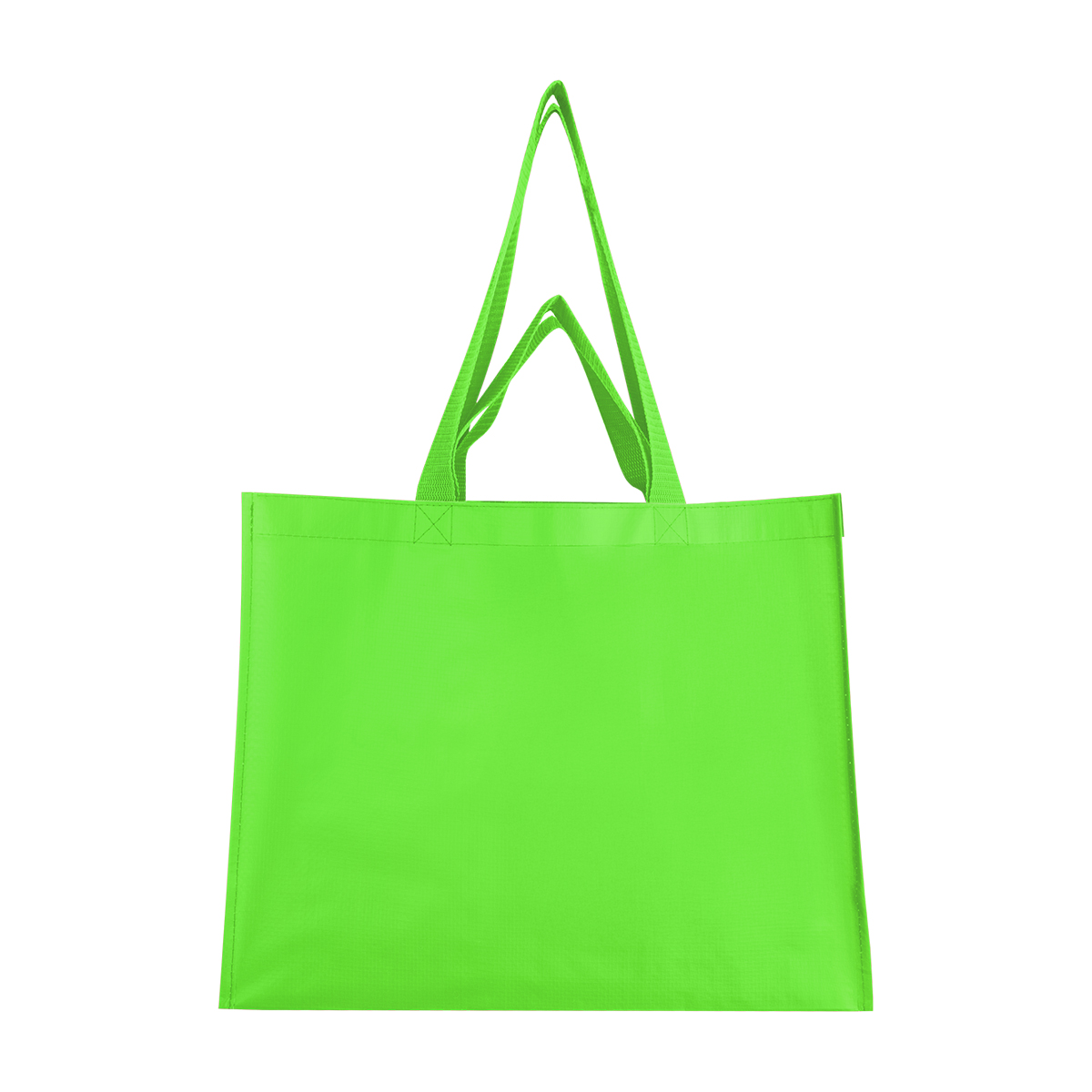 Matte Laminated Recycled Non-woven Dual Handle Shopper Tote Bag 1