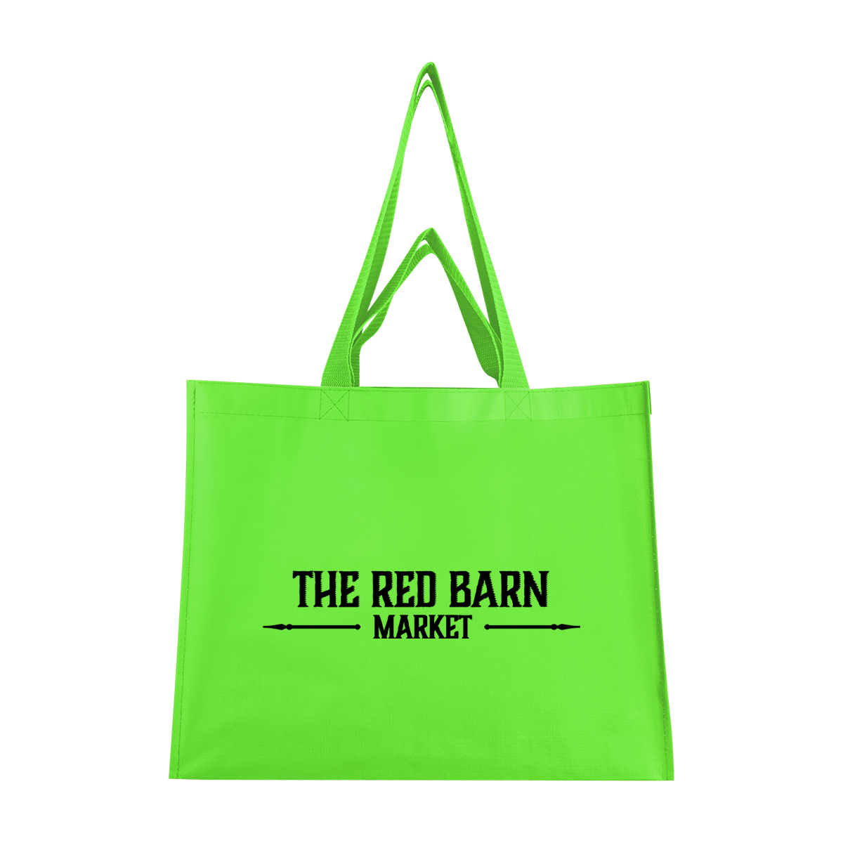 Matte Laminated Recycled Non-woven Dual Handle Shopper Tote Bag 1