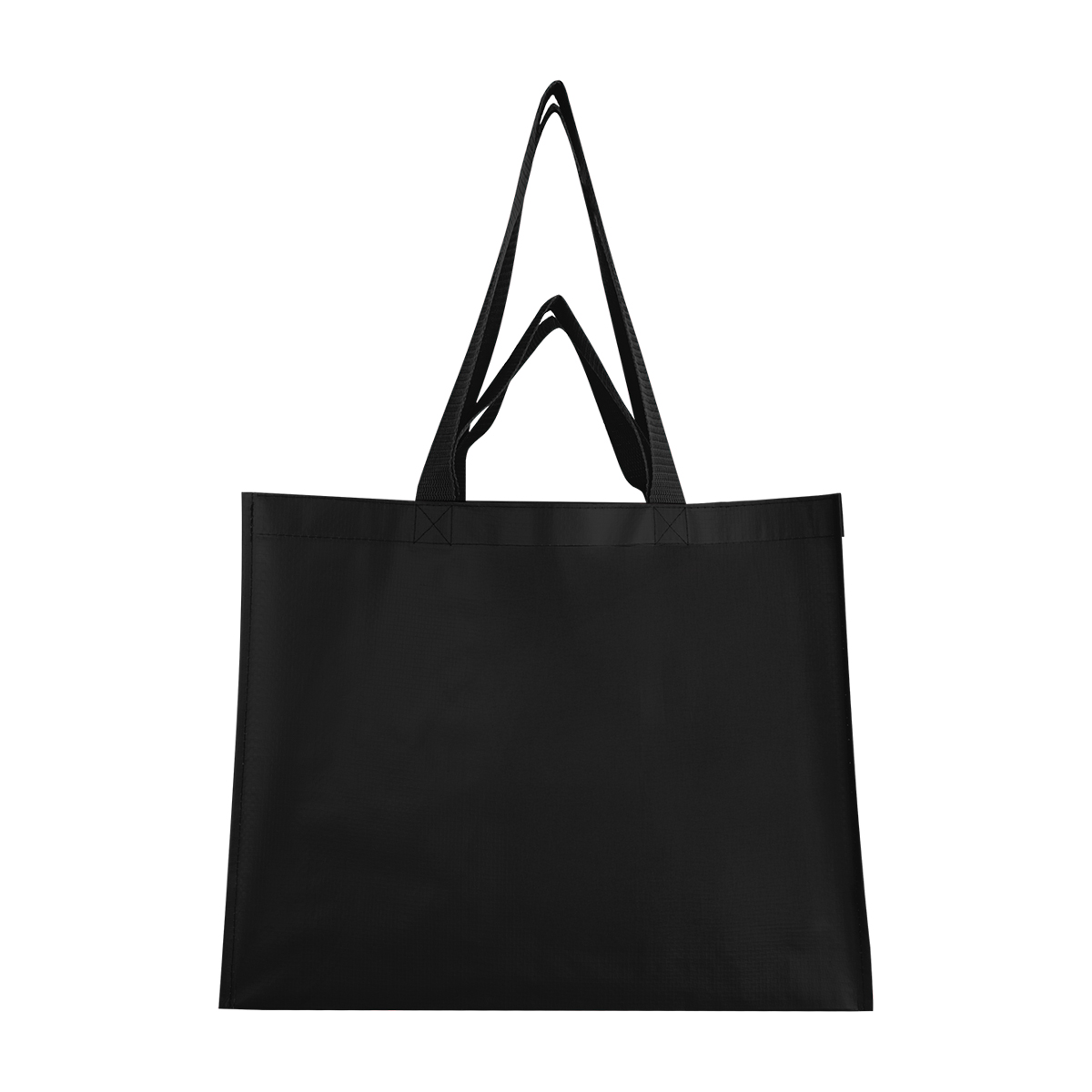 Matte Laminated Recycled Non-woven Dual Handle Shopper Tote Bag 1