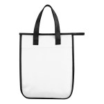 Lola Laminated Non-woven 6 Can Cooler Bag - 35152 WHT Blank Lola Laminated Non-woven 6 Can Cooler Bag - 35152 WHT Blank