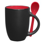 12 Oz. Spooner Mug - 7175 BLKRED Blank 12 Oz. Spooner Mug - 7175 BLKRED Blank