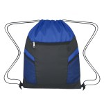 Ripstop Drawstring Bag - 3063 BLUBLK Blank Ripstop Drawstring Bag - 3063 BLUBLK Blank