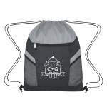 Ripstop Drawstring Bag - 3063 GRABLK Silkscreen Ripstop Drawstring Bag - 3063 GRABLK Silkscreen