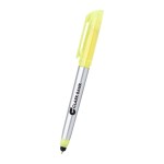 Trilogy Highlighter Stylus Pen - 324 ORN Front Blank Trilogy Highlighter Stylus Pen - 324 ORN Front Blank
