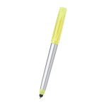 Trilogy Highlighter Stylus Pen - 324 YEL Front Blank Trilogy Highlighter Stylus Pen - 324 YEL Front Blank