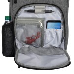 Heathered Rfid Laptop Backpack & Briefcase - 3689 GRA Inset2 Heathered Rfid Laptop Backpack & Briefcase - 3689 GRA Inset2