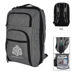 Heathered Rfid Laptop Backpack & Briefcase 1 Heathered Rfid Laptop Backpack & Briefcase 1