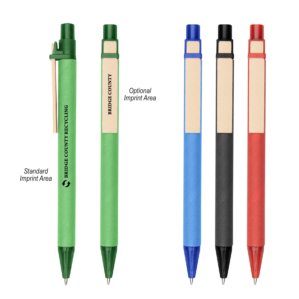 Eco-inspired Pen With Color Barrel 1