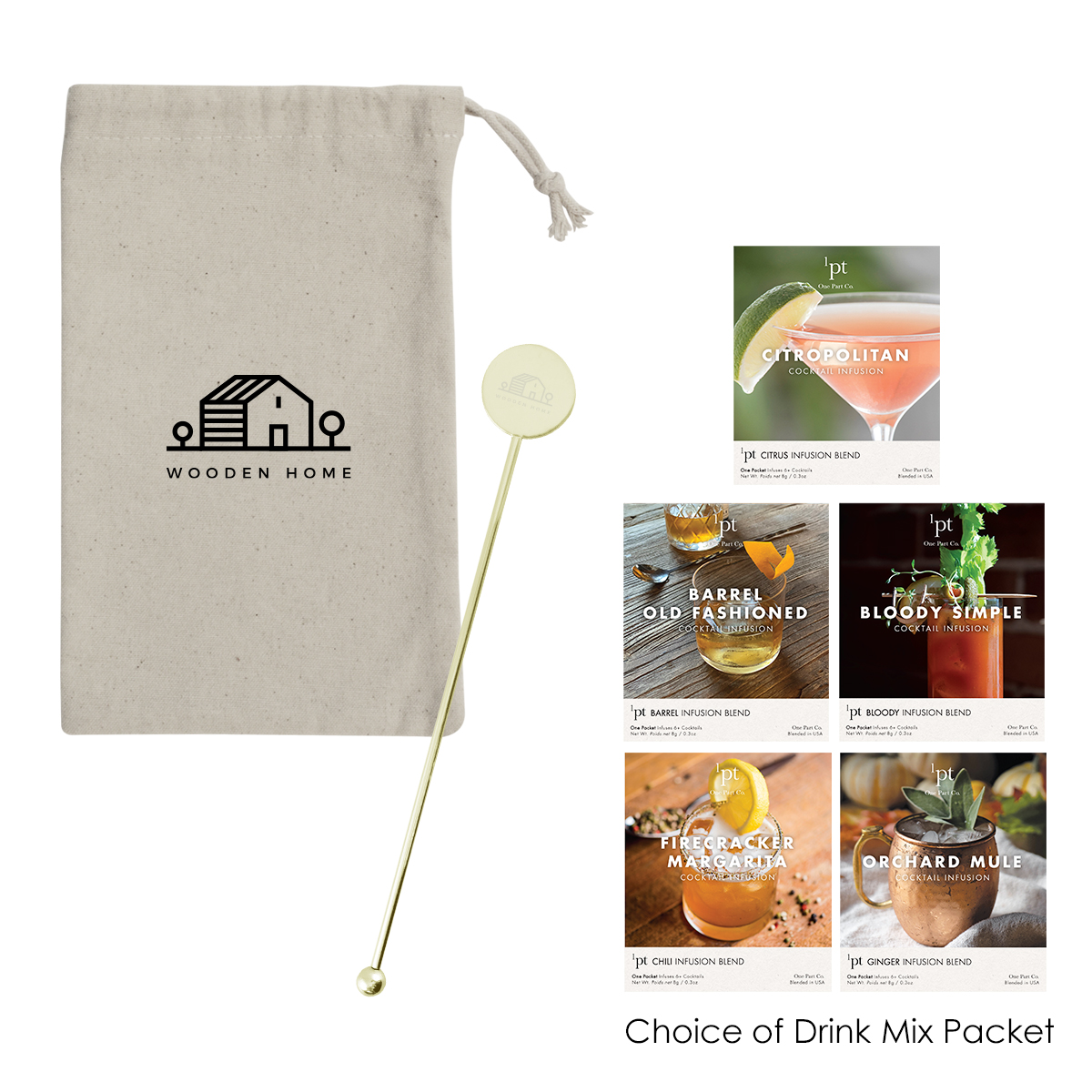 Stainless Steel Cocktail Stirrers With Cocktail Infusion Drink Packet 1 Stainless Steel Cocktail Stirrers With Cocktail Infusion Drink Packet 1