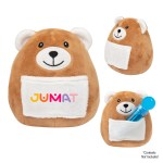 6" Pouch Pet Bear - 1294 BRN Silkscreen 6" Pouch Pet Bear - 1294 BRN Silkscreen