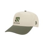 Branded Bills Bare Curved Two-tone Canvas Cap - 15086 BEGLGRN Embroidery Branded Bills Bare Curved Two-tone Canvas Cap - 15086 BEGLGRN Embroidery